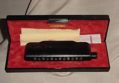 Black Chromatic harmonica