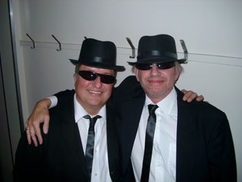 Jim Knight and Ross Jacques as The Blues Brothers