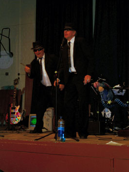 Ross Jacques and Jim Knight as The Blues Brothers