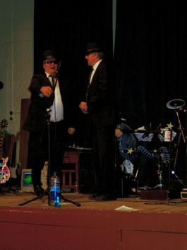 Ross Jacques and Jim Knight as The Blues Brothers