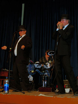 Ross Jacques and Jim Knight as The Blues Brothers